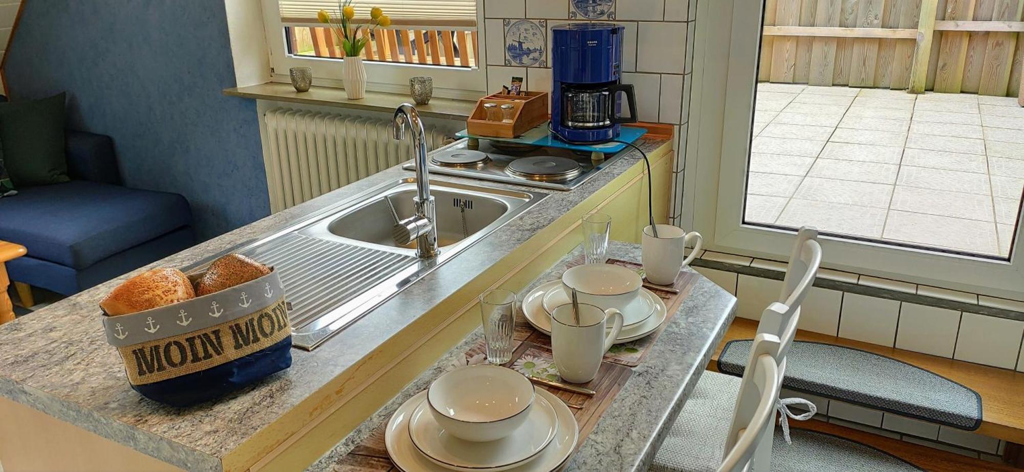 Nordsee Ferienwohnung Nord Dornumersiel Eksteriør billede